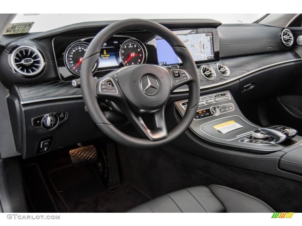 2018 E 400 Coupe - Selenite Grey Metallic / Black photo #6