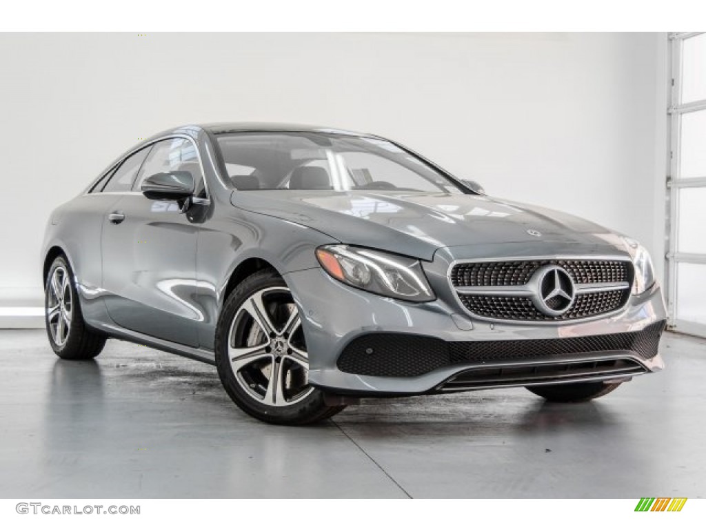 2018 E 400 Coupe - Selenite Grey Metallic / Black photo #12