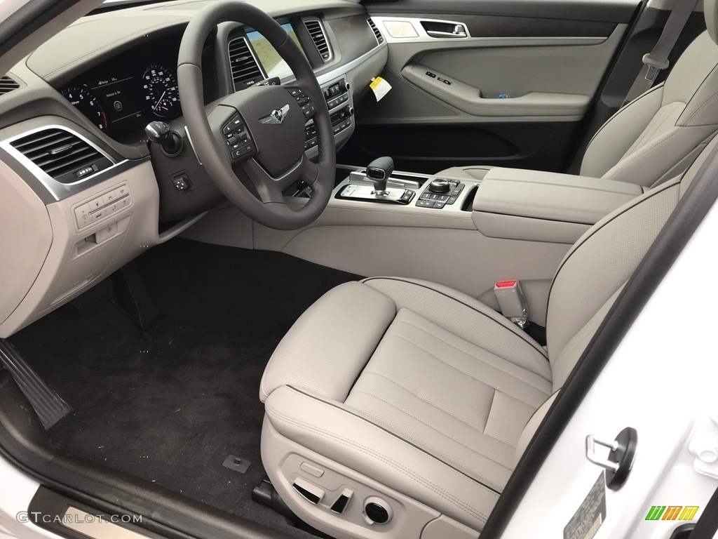 Gray Interior 2018 Hyundai Genesis G80 5.0 AWD Photo #123902153