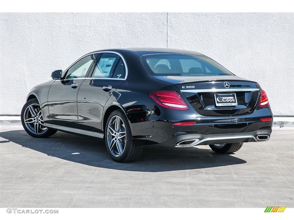 2018 E 300 Sedan - Black / Black photo #2