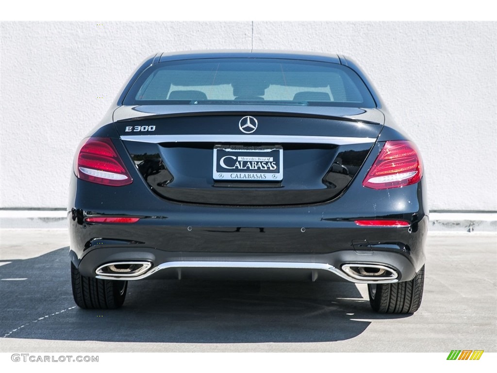 2018 E 300 Sedan - Black / Black photo #3