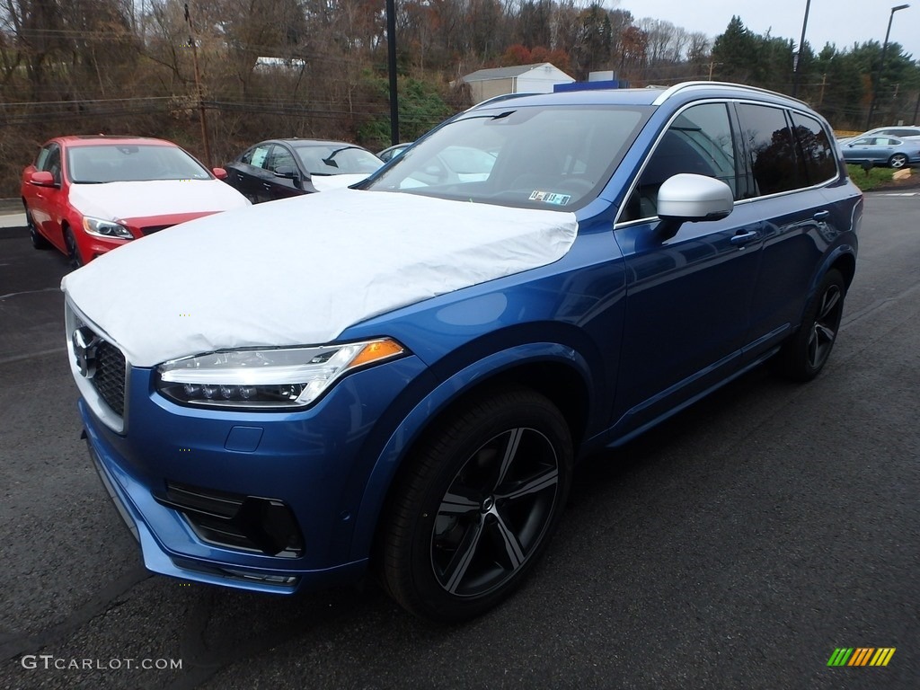 Bursting Blue Metallic 2018 Volvo XC90 T6 AWD R-Design Exterior Photo #123902687