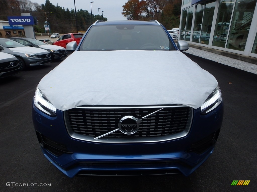 2018 XC90 T6 AWD R-Design - Bursting Blue Metallic / Charcoal photo #6