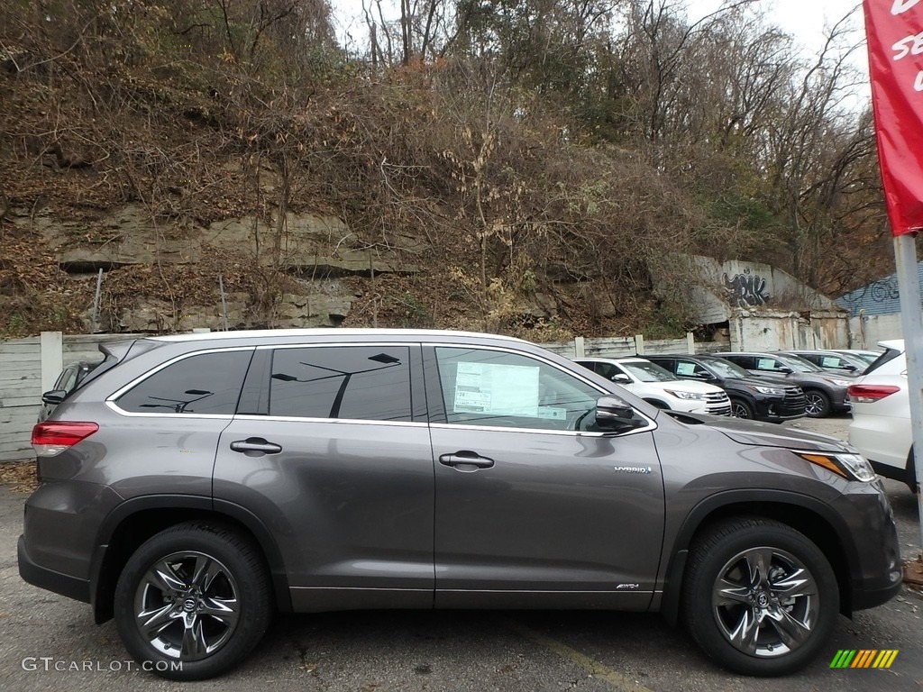 Predawn Gray Mica 2018 Toyota Highlander Hybrid Limited AWD Exterior Photo #123903578
