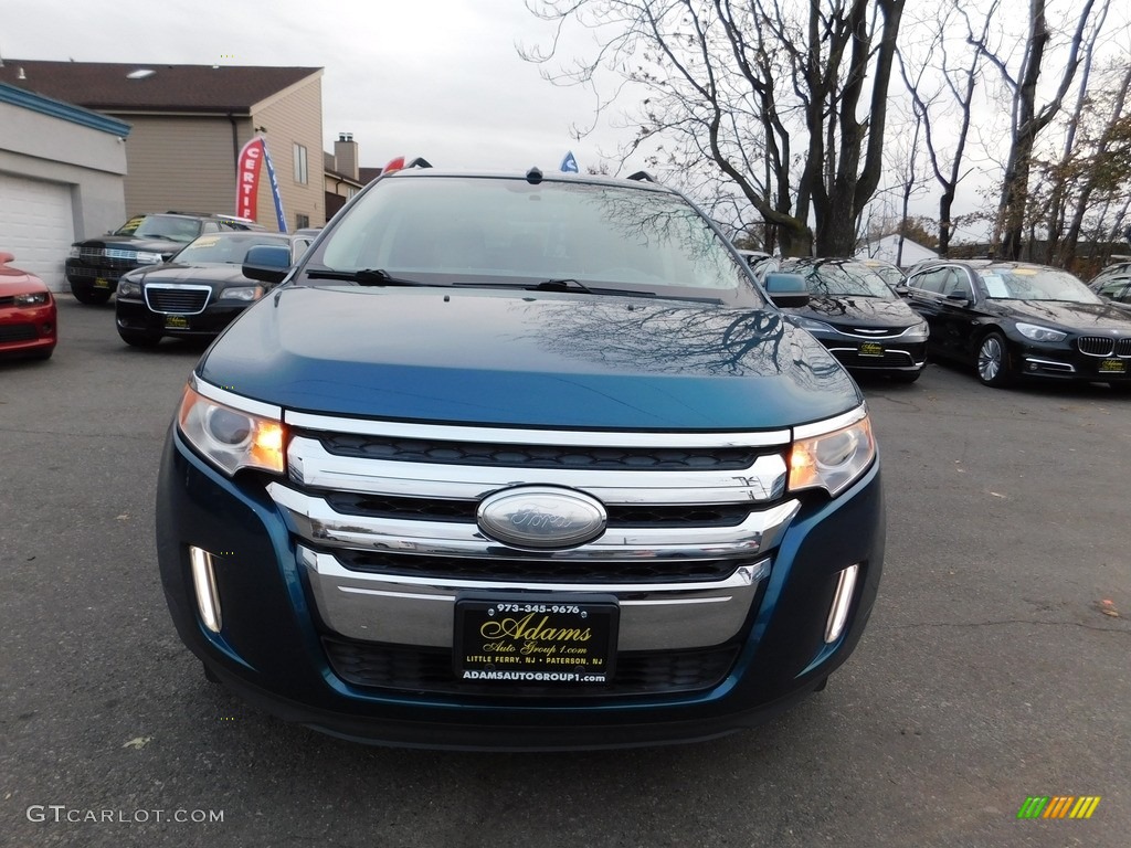2011 Edge SEL - Mediterranean Blue Metallic / Charcoal Black photo #2