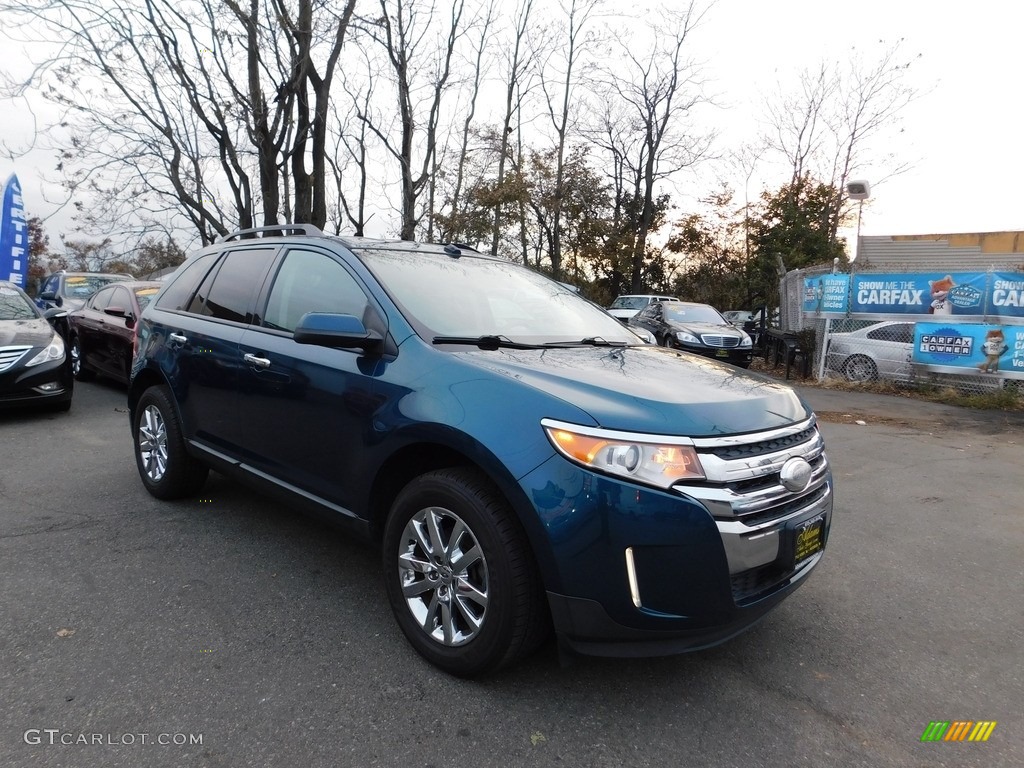 2011 Edge SEL - Mediterranean Blue Metallic / Charcoal Black photo #3