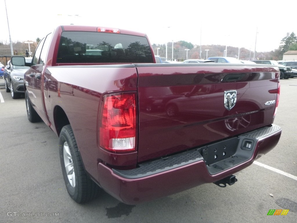 2018 1500 Express Quad Cab 4x4 - Delmonico Red Pearl / Black/Diesel Gray photo #3