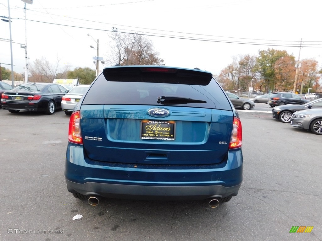 2011 Edge SEL - Mediterranean Blue Metallic / Charcoal Black photo #5