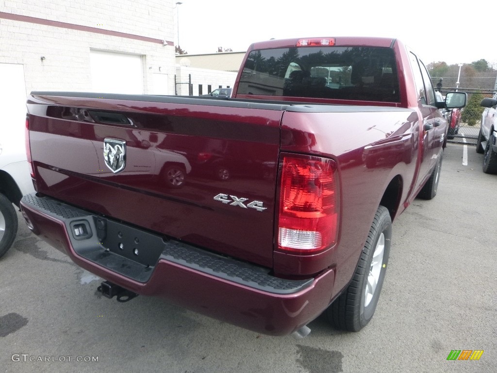 2018 1500 Express Quad Cab 4x4 - Delmonico Red Pearl / Black/Diesel Gray photo #5