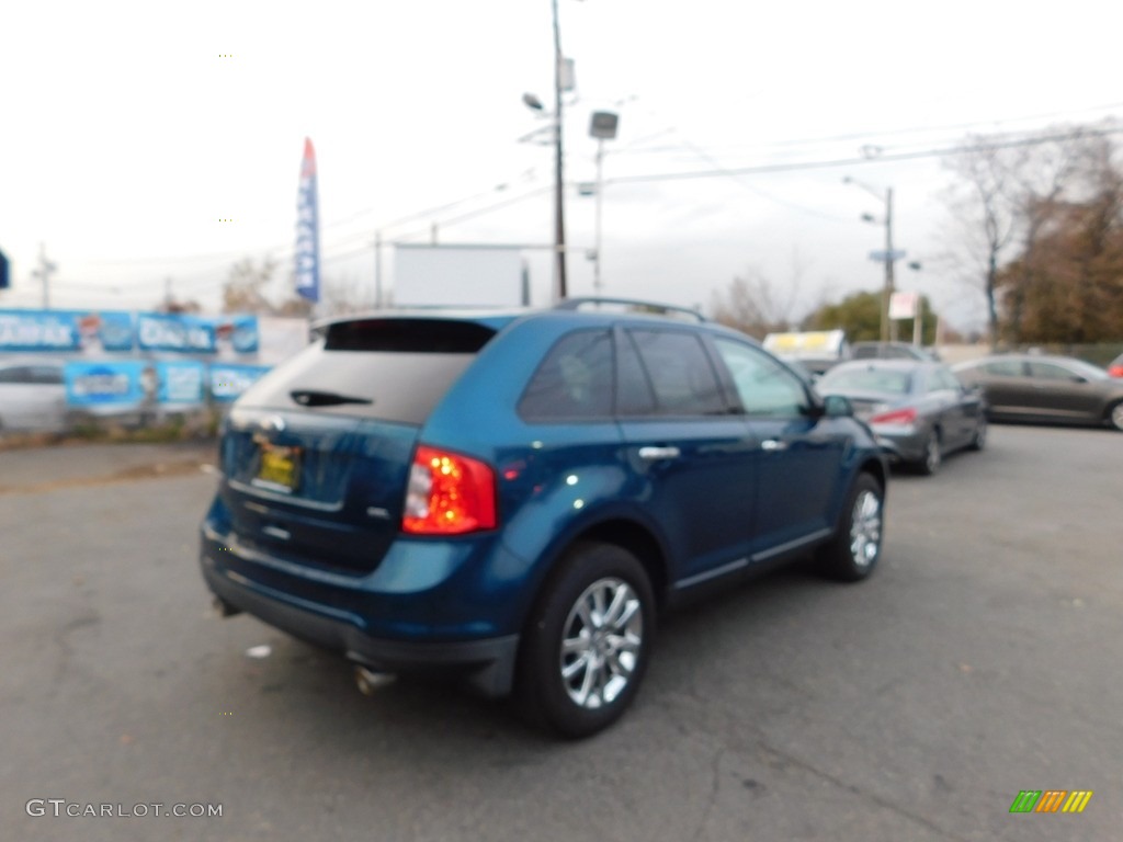 2011 Edge SEL - Mediterranean Blue Metallic / Charcoal Black photo #7