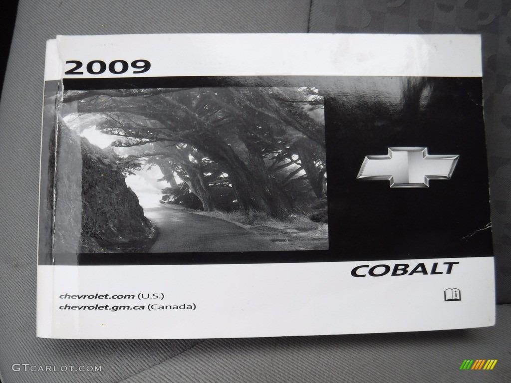 2009 Cobalt LS Coupe - Silver Moss Metallic / Gray photo #18