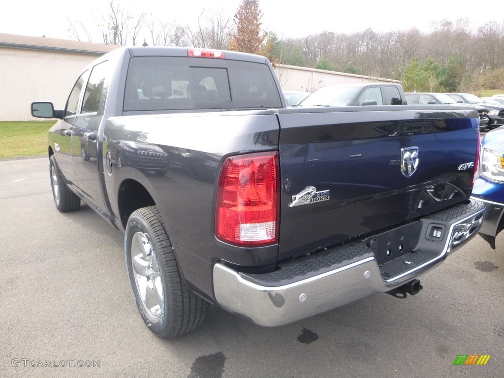 2018 1500 Big Horn Crew Cab 4x4 - Maximum Steel Metallic / Black/Diesel Gray photo #3