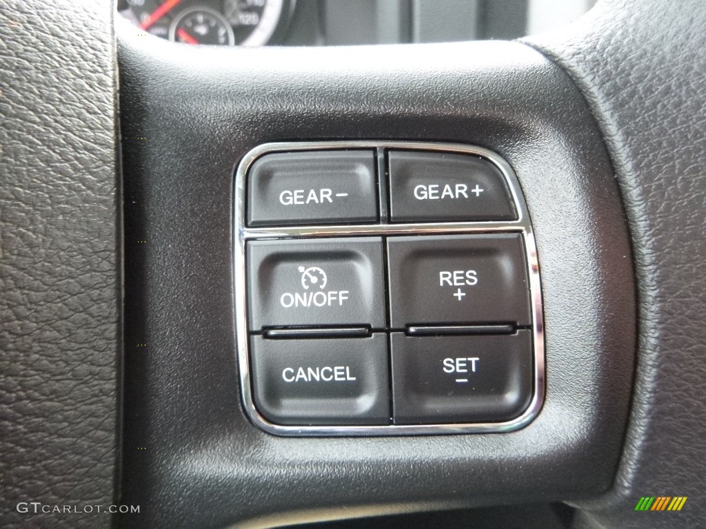 2018 1500 Express Quad Cab 4x4 - Brilliant Black Crystal Pearl / Black/Diesel Gray photo #19