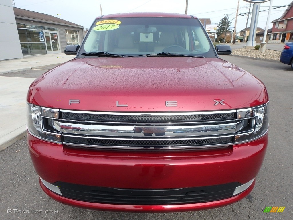 2017 Flex SEL AWD - Ruby Red / Dune photo #2