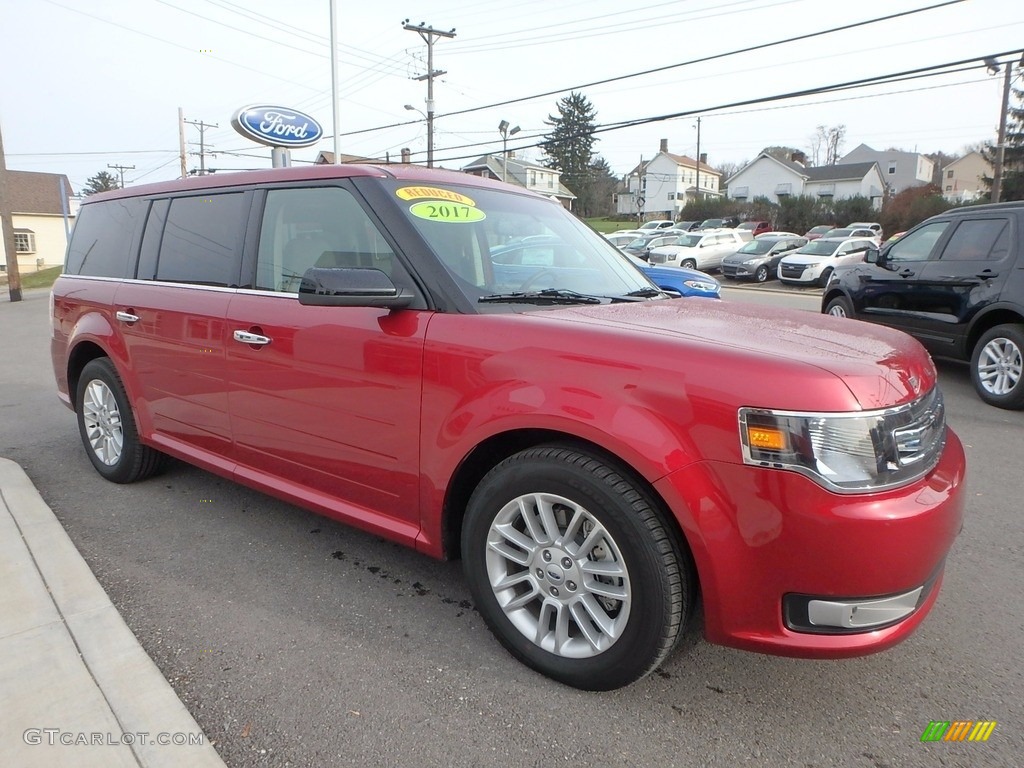 2017 Flex SEL AWD - Ruby Red / Dune photo #3