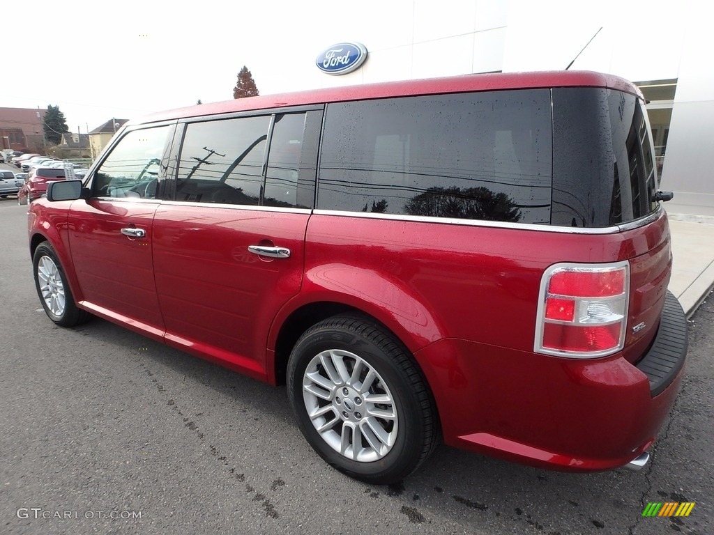 2017 Flex SEL AWD - Ruby Red / Dune photo #8