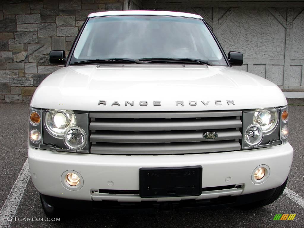 2004 Range Rover HSE - Chawton White / Charcoal/Jet Black photo #1