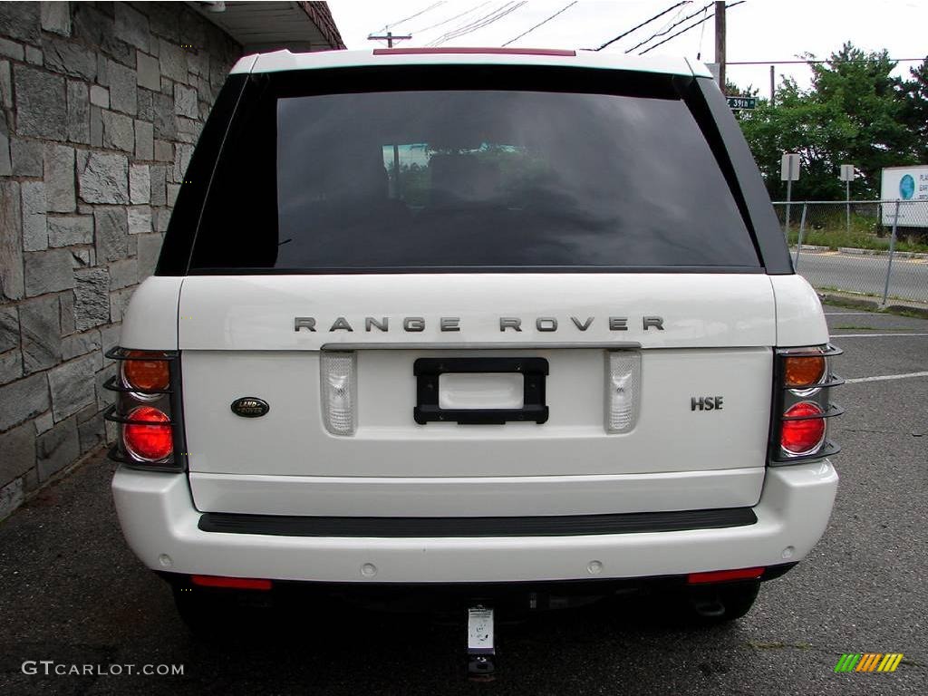2004 Range Rover HSE - Chawton White / Charcoal/Jet Black photo #7