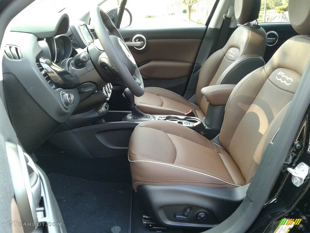 Testa Di Moro/Grigio (Dark Brown/Gray) Interior 2017 Fiat 500X Lounge AWD Photo #123909593