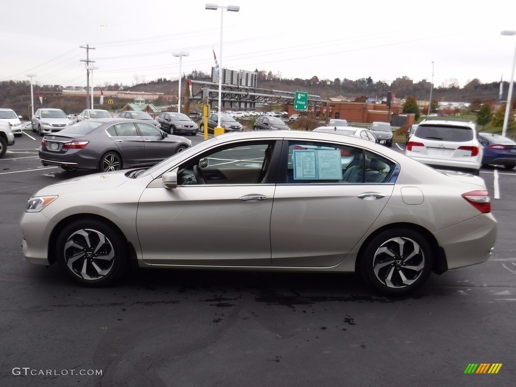 2016 Accord EX-L Sedan - Champagne Frost Pearl / Ivory photo #7