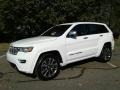 2018 Bright White Jeep Grand Cherokee Overland 4x4  photo #2