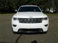 2018 Bright White Jeep Grand Cherokee Overland 4x4  photo #3