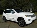 2018 Bright White Jeep Grand Cherokee Overland 4x4  photo #4