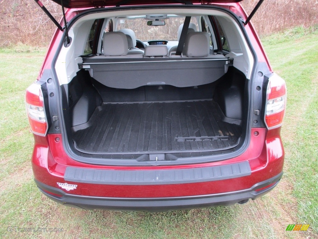 2015 Forester 2.5i Limited - Venetian Red Pearl / Gray photo #14