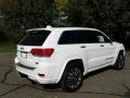 2018 Bright White Jeep Grand Cherokee Overland 4x4  photo #6