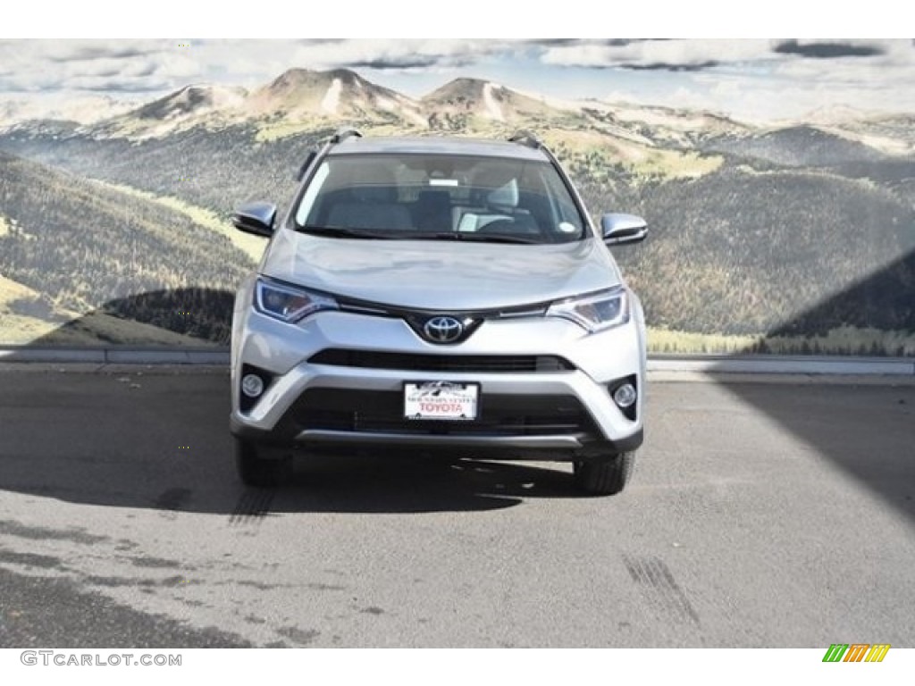 2018 RAV4 XLE AWD - Silver Sky Metallic / Black photo #2