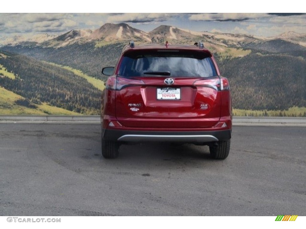 2018 RAV4 XLE AWD - Ruby Flare Pearl / Black photo #4