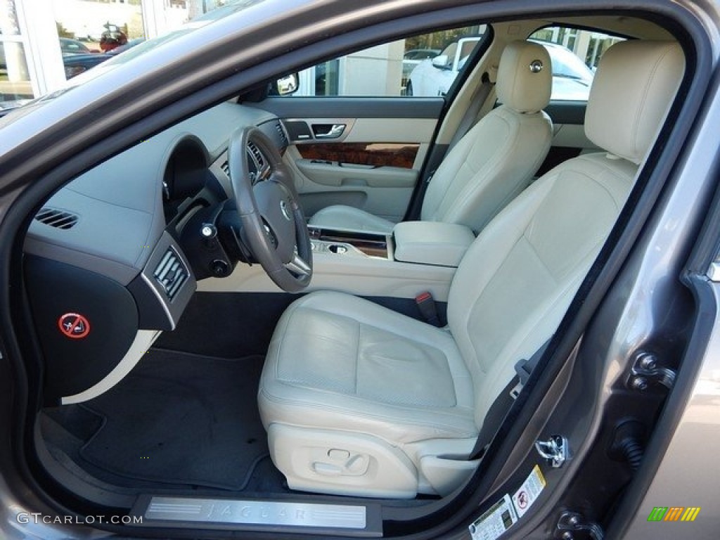 2011 XF Premium Sport Sedan - Vapour Grey Metallic / Ivory White/Oyster Grey photo #3