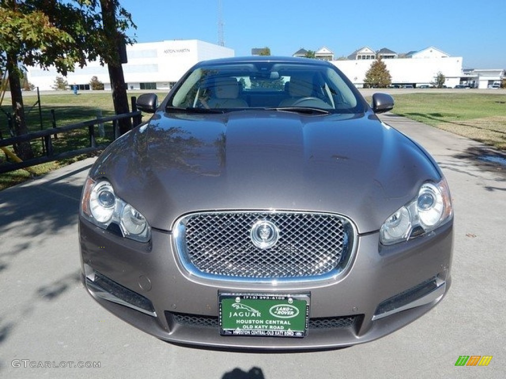 2011 XF Premium Sport Sedan - Vapour Grey Metallic / Ivory White/Oyster Grey photo #9