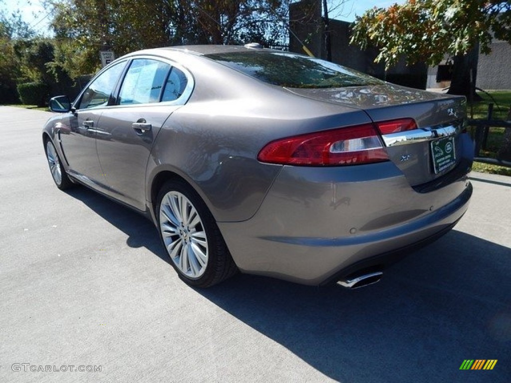 2011 XF Premium Sport Sedan - Vapour Grey Metallic / Ivory White/Oyster Grey photo #12