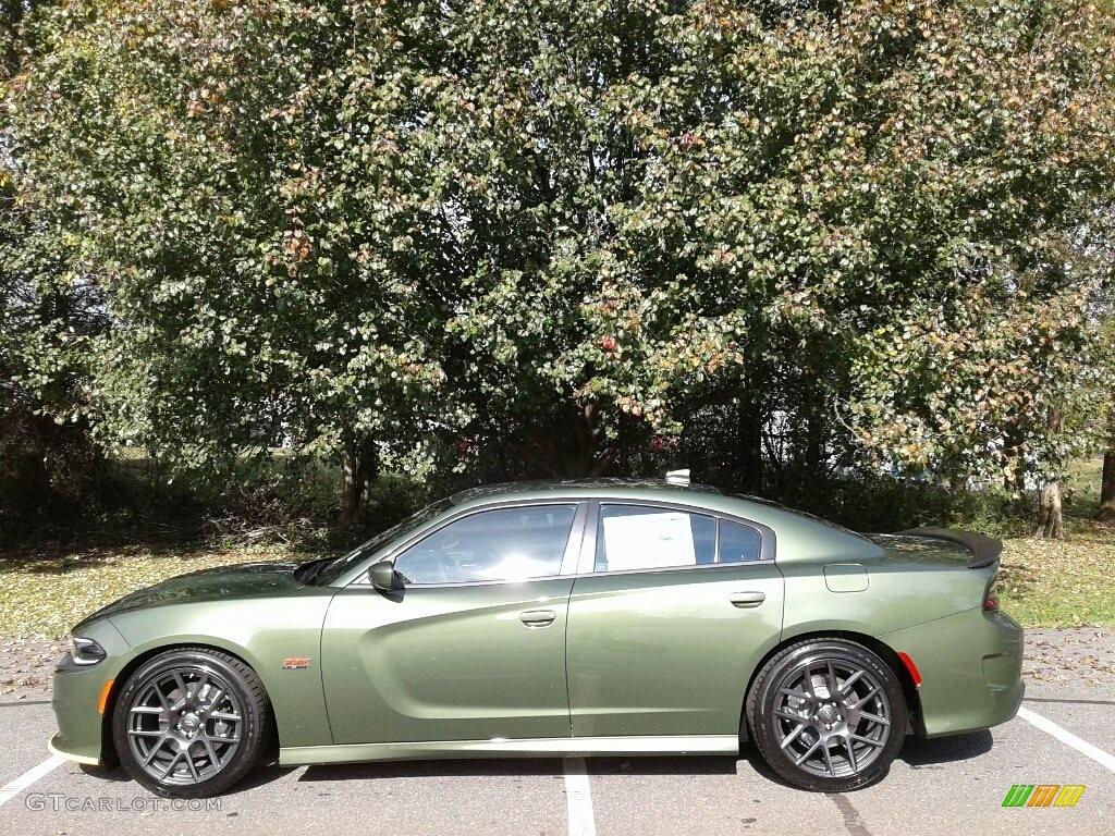 2018 Charger R/T Scat Pack - F8 Green / Black photo #1