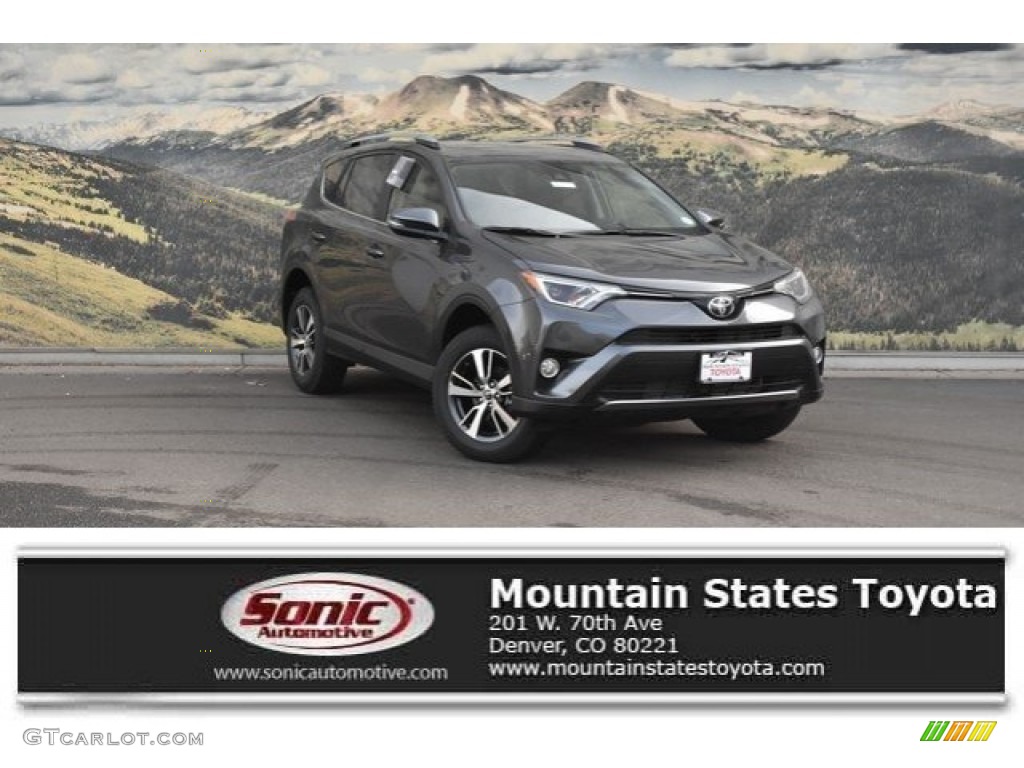 2018 RAV4 XLE AWD - Magnetic Gray Metallic / Black photo #1