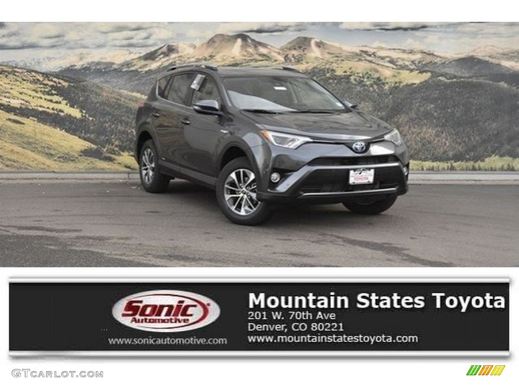 2018 RAV4 XLE AWD - Magnetic Gray Metallic / Black photo #1