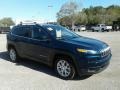 Patriot Blue Pearl 2018 Jeep Cherokee Latitude Exterior