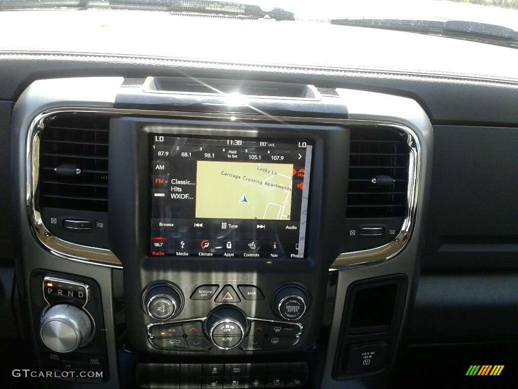 2018 Ram 1500 Night Crew Cab 4x4 Controls Photo #123917708