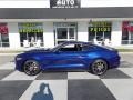 Deep Impact Blue Metallic 2016 Ford Mustang EcoBoost Coupe