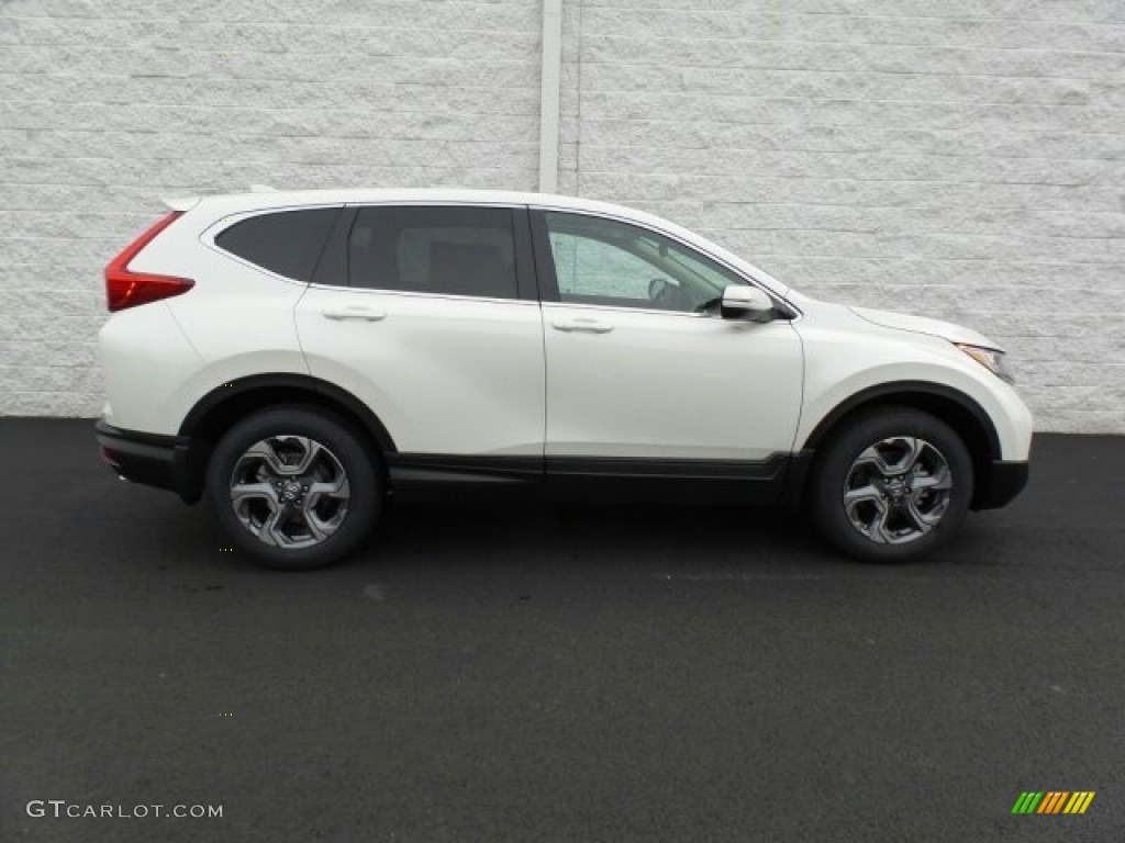 2018 CR-V EX AWD - White Diamond Pearl / Ivory photo #2