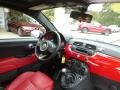 2013 Rosso (Red) Fiat 500 Abarth  photo #11