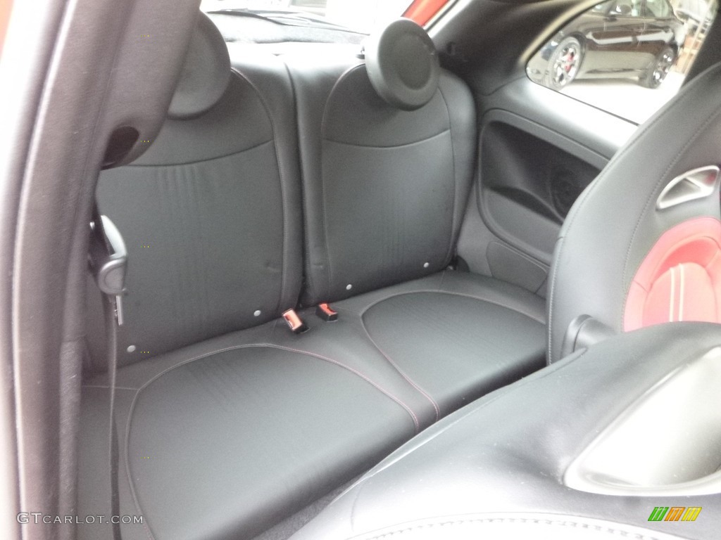 2013 500 Abarth - Rosso (Red) / Abarth Nero/Rosso/Nero (Black/Red/Black) photo #12