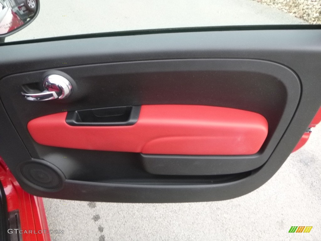 2013 500 Abarth - Rosso (Red) / Abarth Nero/Rosso/Nero (Black/Red/Black) photo #13