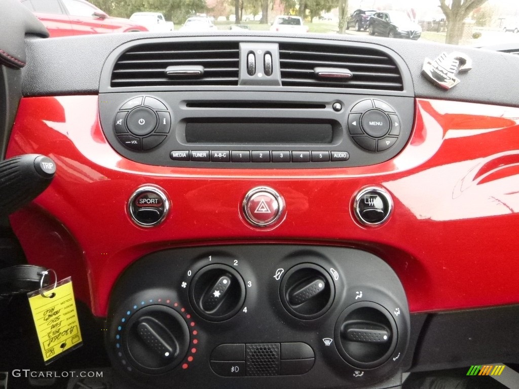 2013 500 Abarth - Rosso (Red) / Abarth Nero/Rosso/Nero (Black/Red/Black) photo #17
