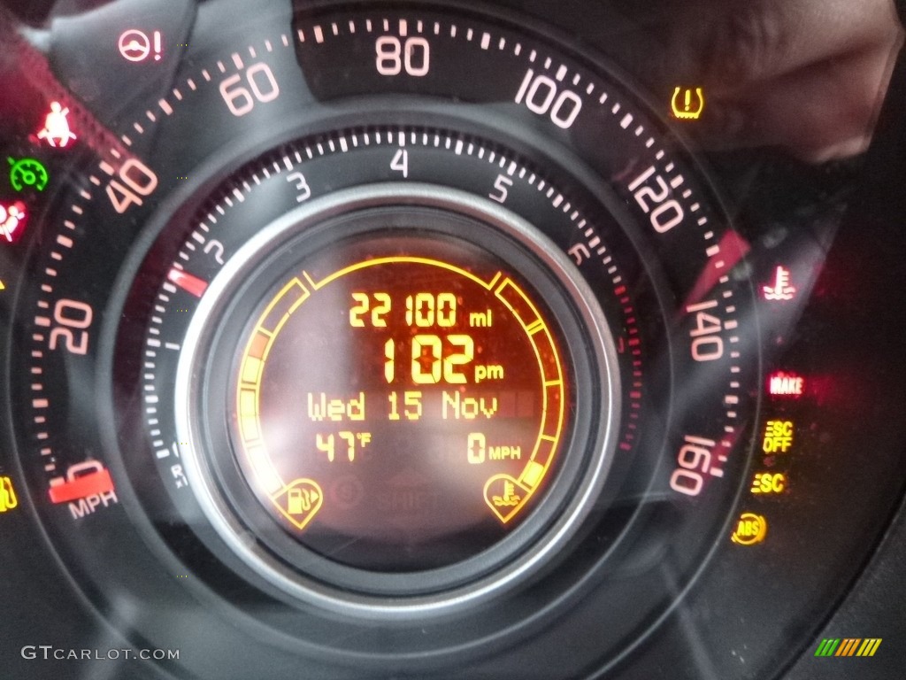 2013 500 Abarth - Rosso (Red) / Abarth Nero/Rosso/Nero (Black/Red/Black) photo #19