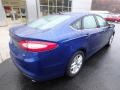 2015 Deep Impact Blue Metallic Ford Fusion SE  photo #2