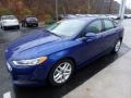 2015 Deep Impact Blue Metallic Ford Fusion SE  photo #6