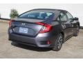 2017 Polished Metal Metallic Honda Civic EX Sedan  photo #7