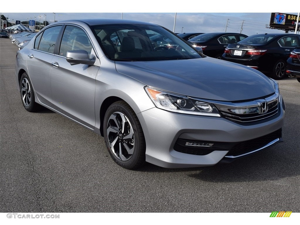 2017 Accord EX-L Sedan - Lunar Silver Metallic / Gray photo #2